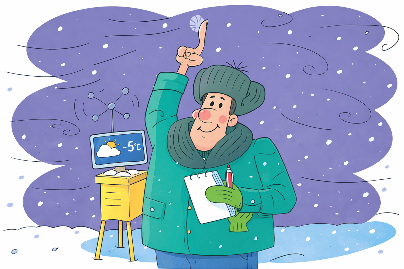 Иллюстрация глагола forecast